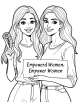 International Womens Day coloring page