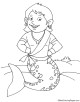 Merman Coloring Page