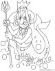 Merman Coloring Page