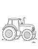 Tractor Coloring Page