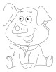 Baby Animals Coloring Page