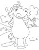 Buffalo Coloring Page