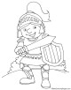 Knights Coloring Page