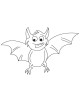 Bat Bird Coloring Page