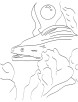 Big mouth eel coloring page Big mouth eel coloring page