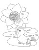 Lotus Flower Coloring Page