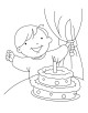 Birthday Coloring Page