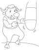 Bull Coloring Page