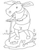 Donkey Coloring Page
