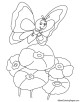 Poppy Flower Coloring Page