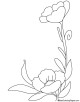 Poppy Flower Coloring Page