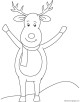 Reindeer Coloring Page