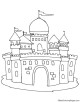 Castle Coloring Page