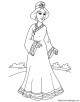 Princess Coloring Page