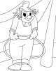 Circus Coloring Page
