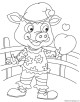 Pig Coloring Page