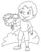 Sunflower Coloring Page