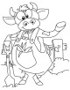 Cows Coloring Page