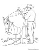 Cowboy Coloring Page