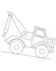 Construction Vehicles and Tools Coloring Page