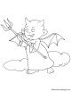 Devil Coloring Page