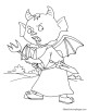 Devil Coloring Page