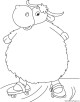 Yak Coloring Page