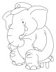 Elephant Coloring Page