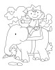 Elephant Coloring Page