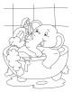 Elephant Coloring Page
