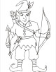 Elf Coloring Page