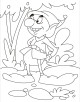 Elf Coloring Page