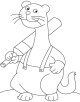 Ferret Coloring Page