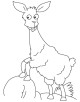 Llama Coloring Page