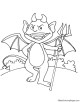 Devil Coloring Page
