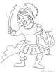 Knights Coloring Page