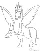 Pegasus Coloring Page