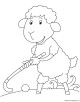 Sheep Coloring Page