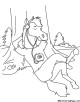 Horse Coloring Page