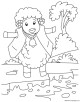 Sheep Coloring Page