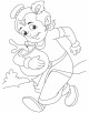 Lord Krishna Coloring Page