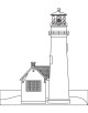 House and Building Coloring Page