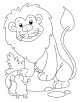 Lion Coloring Page