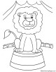 Circus Coloring Page