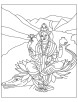 Maa ganga coloring page