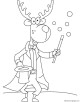 Reindeer Coloring Page