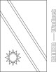 African Flags Coloring Page