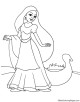 Princess Coloring Page