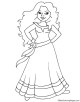 Princess Coloring Page