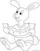 Rabbit Coloring Page
